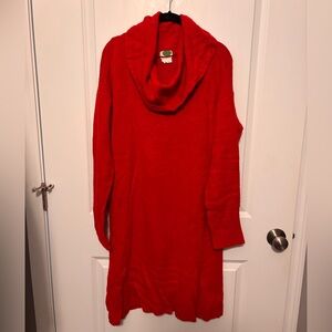 Anthropologie Cowl Neck Sweater Dress
